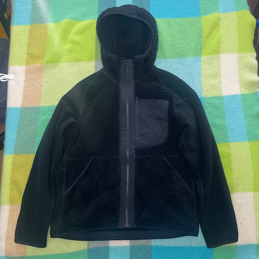 Uniqlo White Mountaineering Fleece Full-Zip Long-Sleeve Hoodie